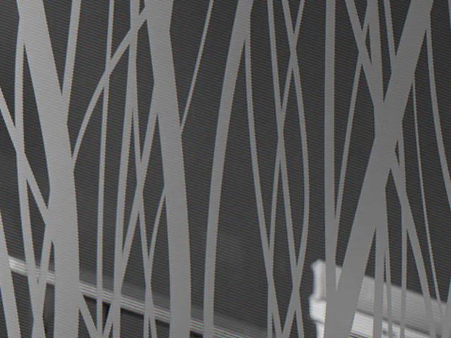 Aspect du film INT 510 posé sur un vitrage