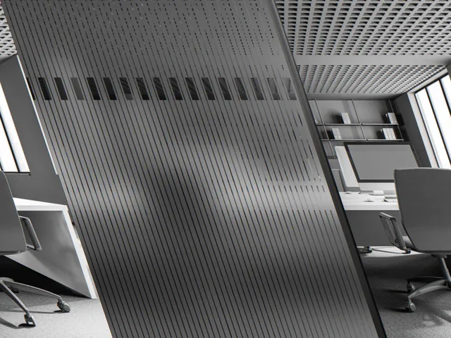 Aspect du film INT 549 posé sur un vitrage
